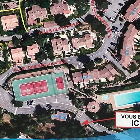 Casa de Férias 10 à 12 Pers Famille Amateurs Randonnée Boulouris Panorama Raphael Tennis Piscine Partagé Saint-Raphaël